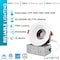 Luxrite 4 Inch LED Recessed Downlight 5 CCT Selectable 2700K-5000K 15W 1100LM Dimmable Baffle Trim LR24950 LR24953-1PK - alternate 7